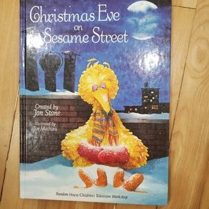 Sesame Street Big Bird Holiday Picture Book - Yellow, Blue, Red